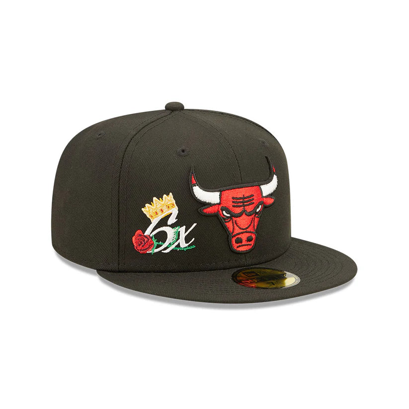 Chicago Bulls Crown 6x Champs New Era 59FIFTY Fitted Hat