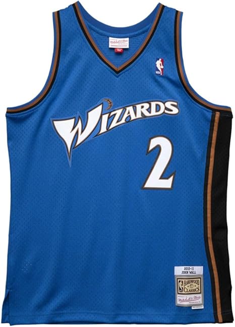 Mitchell & Ness John Wall Washington Wizards 2010-11 Mens Swingman Jersey, Royal