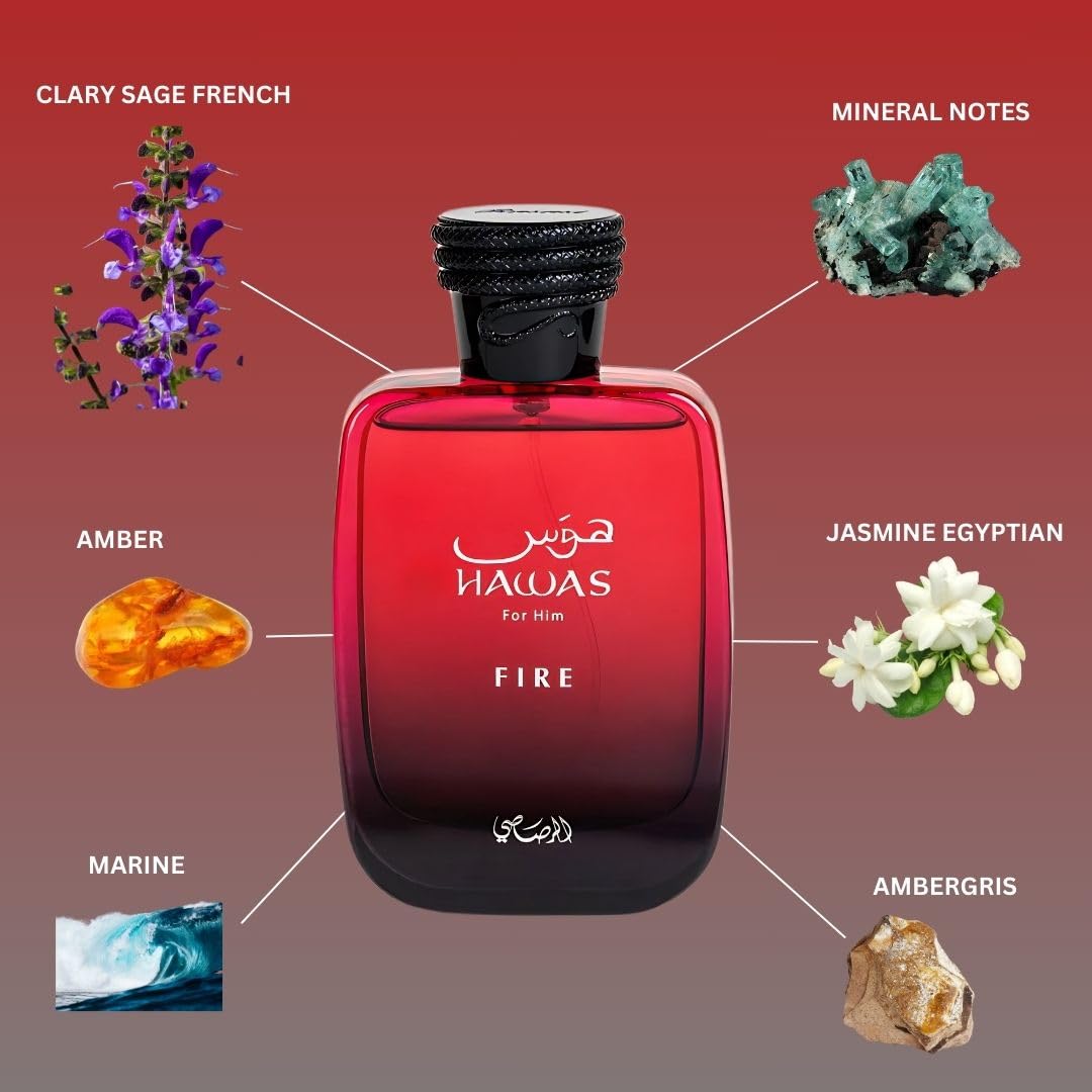 RASASI Hawas Fire Eau De Parfum Spray