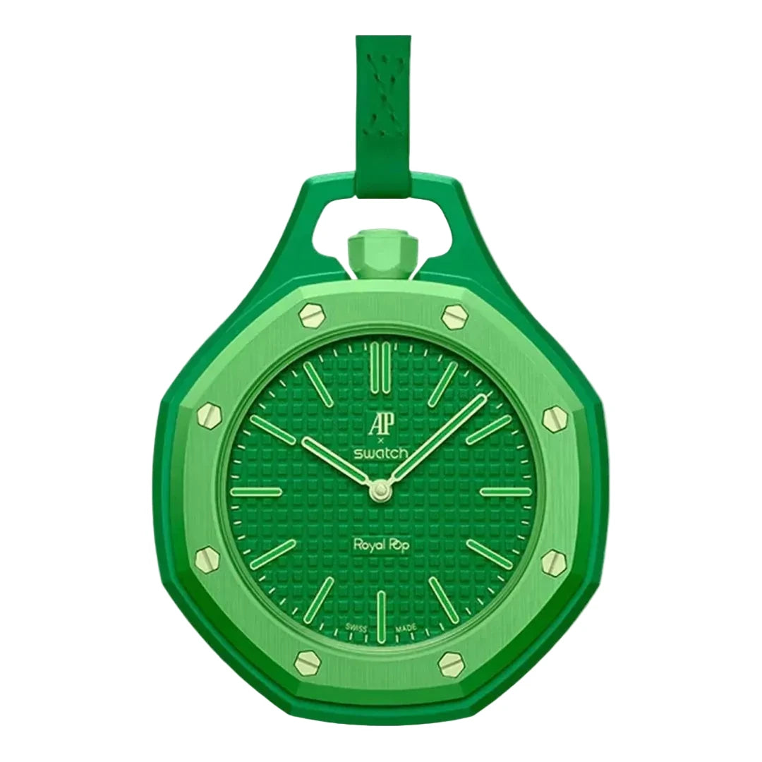 Swatch X Audemars Piguet Bioceramic Royal Pop 'Green Eight'