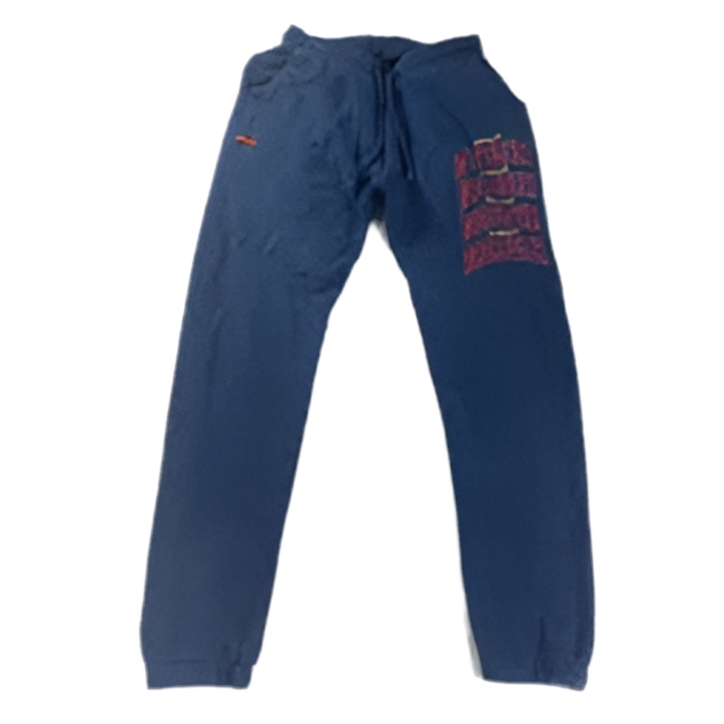 Billionaire Boys Club S Sweatpants Ice Cream End Game Blue Drawstring Joggers