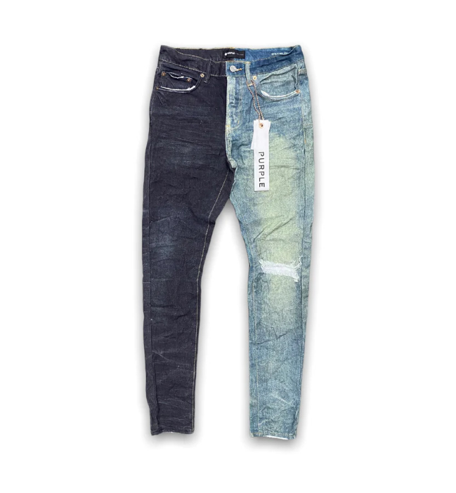 Purple brand (black indigo printed denim jean)
