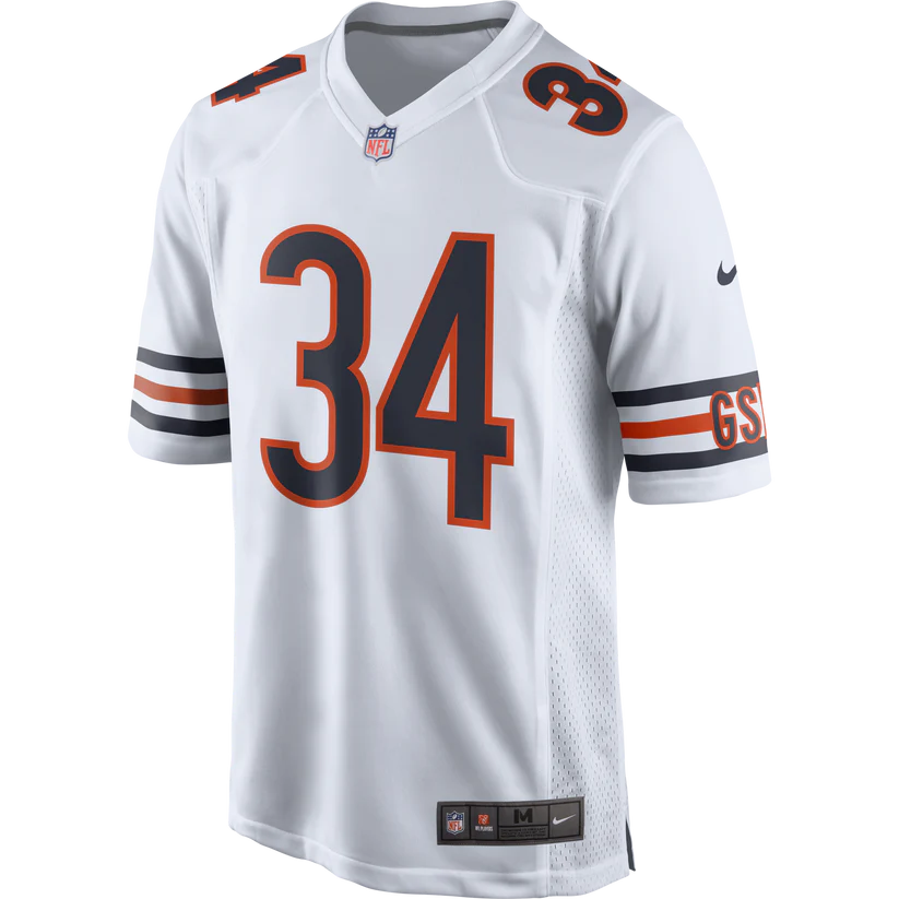 Walter Payton Chicago Bears Nike Men's White Road Game Jersey(kids)