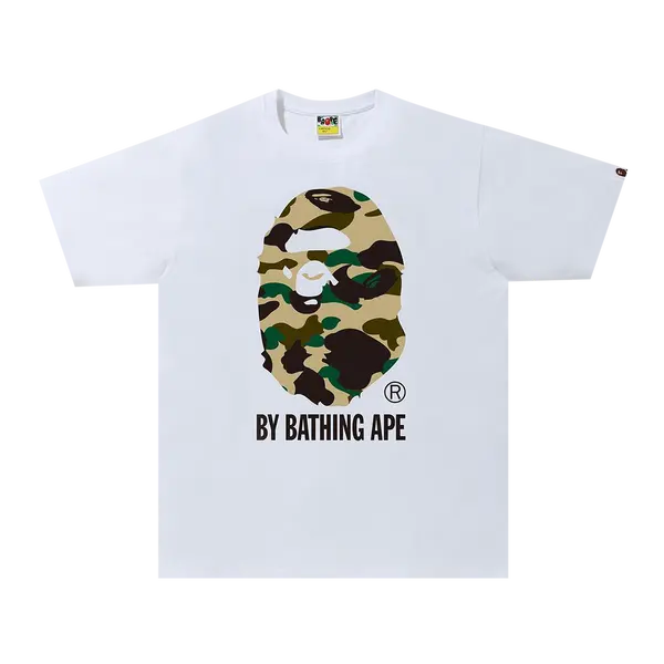 BAPE 1st Camo By Bathing Ape Tee 'White/Yellow'