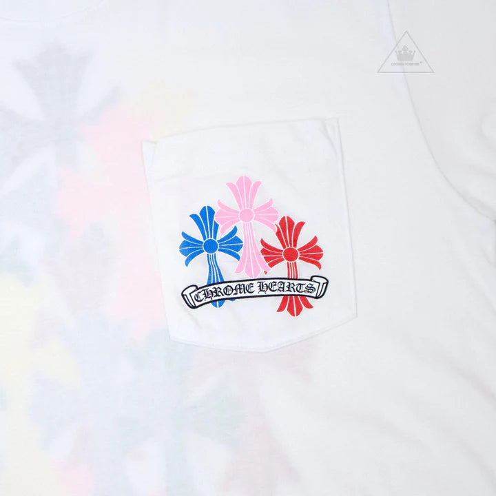 Chrome Hearts Multi Color Cross Cemetery KIDS T-shirt