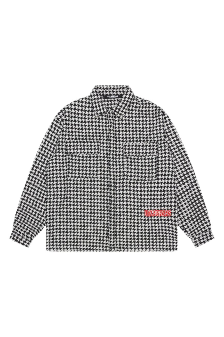 Valabasas CHECKERS" BLACK BUTTON DOWN
