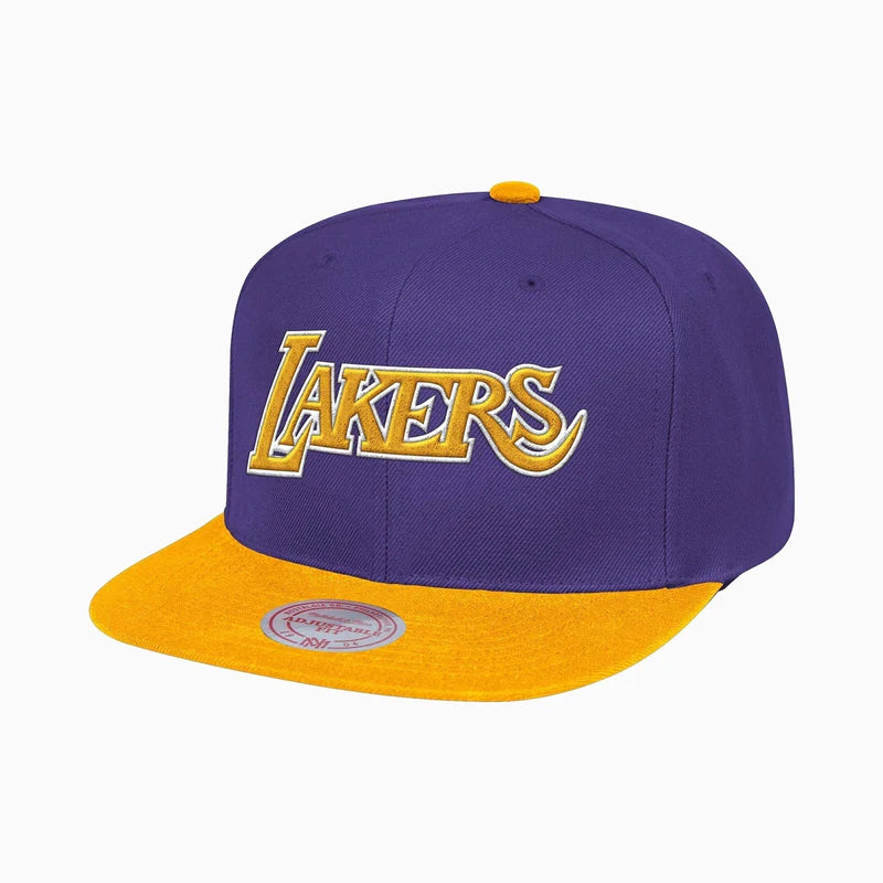 Los Angeles Lakers HWC Wool 2 Tone NBA Snapback Hat