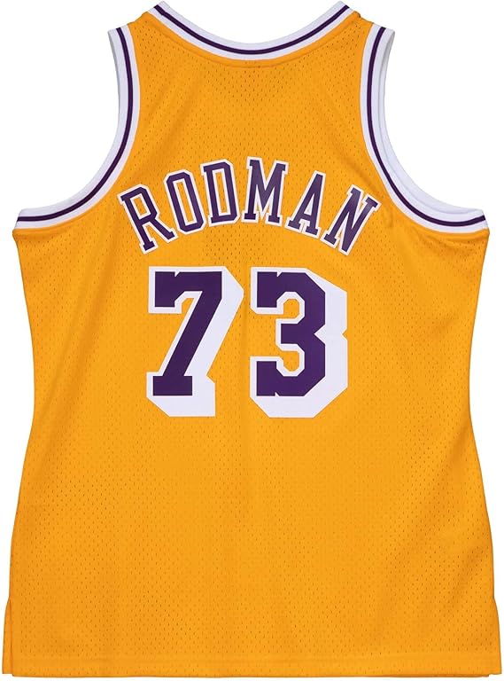 Mitchell & Ness Dennis Rodman Los Angeles Lakers 1998-99 Mens Swingman Jersey