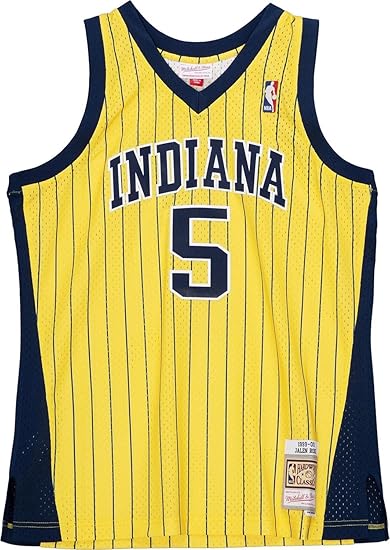 Men's Jalen Rose Gold Indiana Pacers 1999/00 Hardwood Classics Swingman Player Jersey