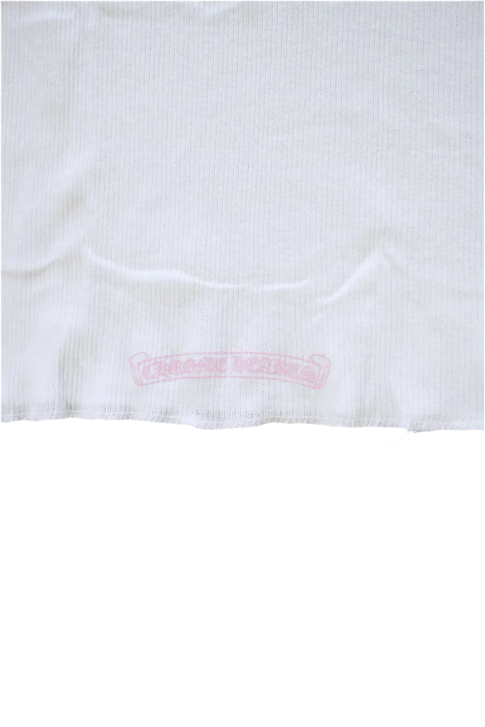 Chrome Hearts 'T Bar Rib' White/Pink Tank Top