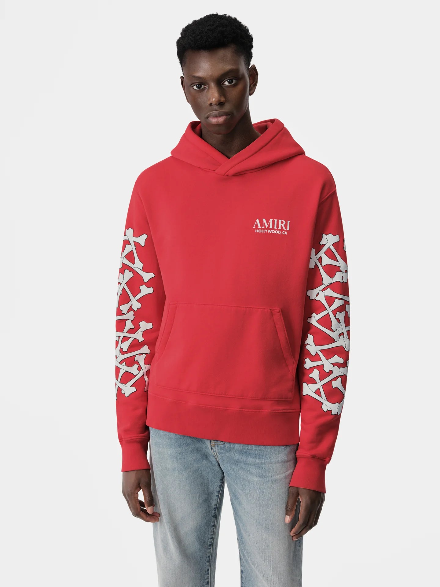 Amiri Stacked Bones Sweatshirt Red