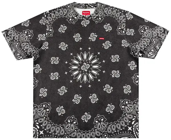 Supreme Small Box Tee 'Black Bandana'