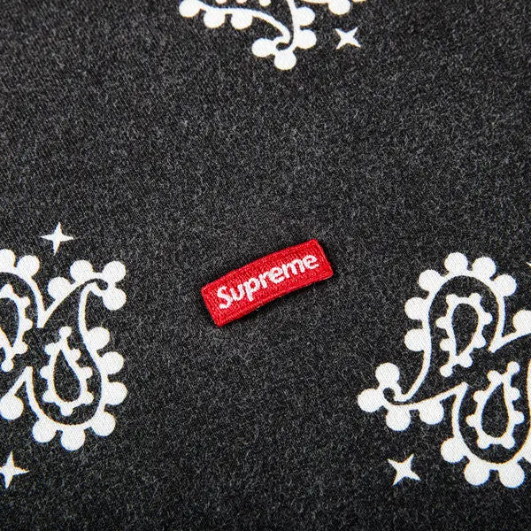 Supreme Small Box Tee 'Black Bandana'