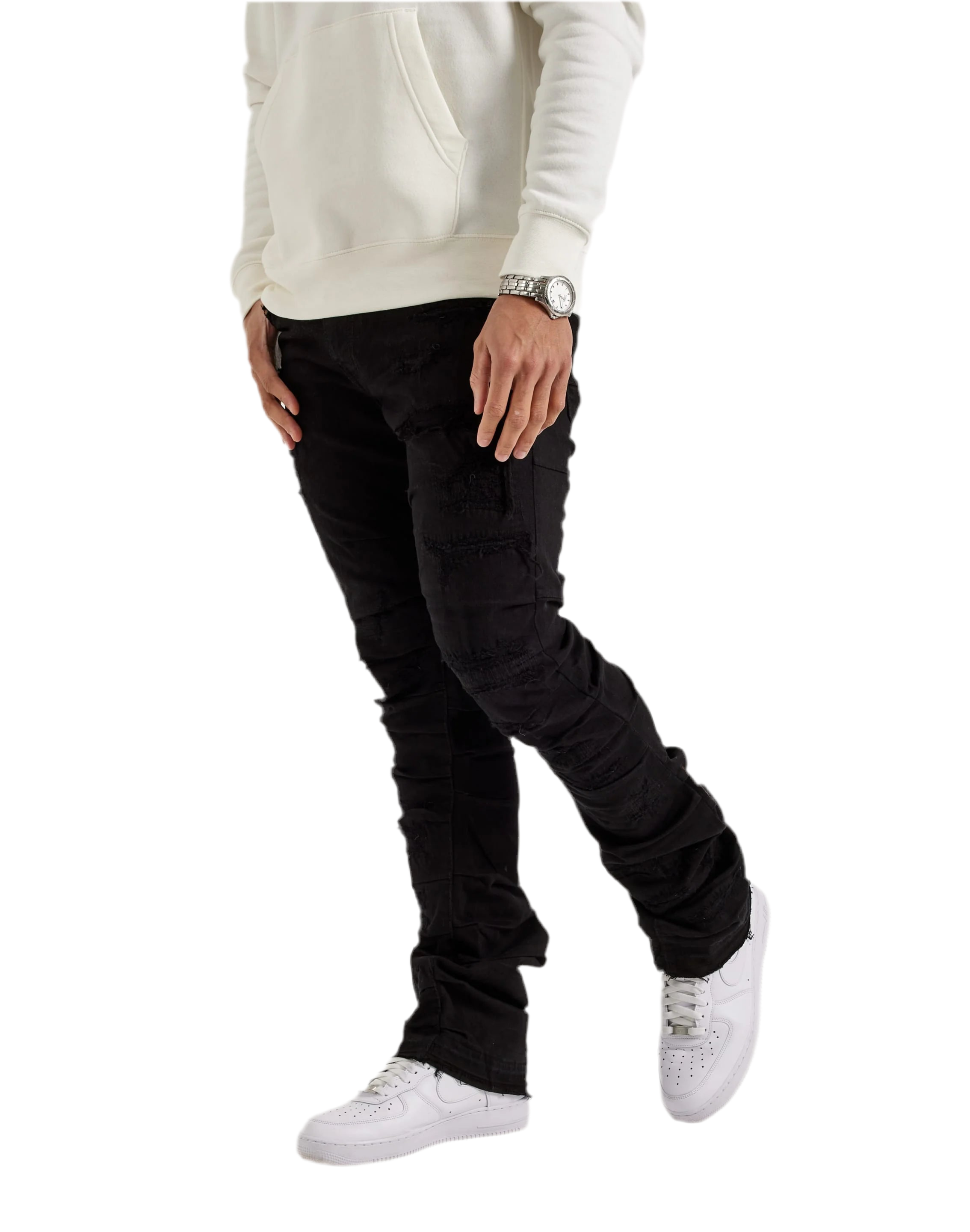 mens Jordan Craig Martin Stacked Jeans