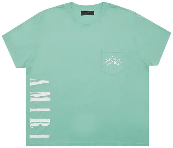 Amiri Vertical Logo Tee 'Mint'