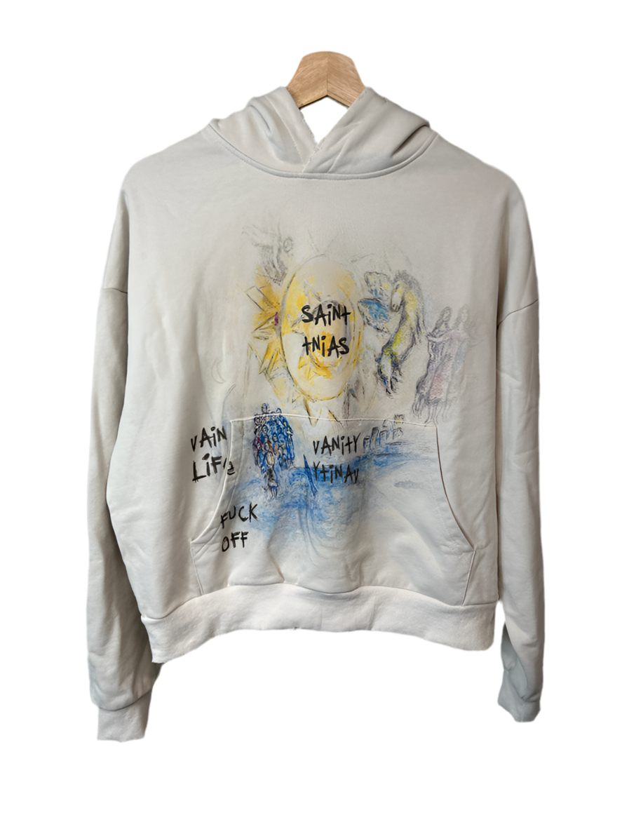 Saint Vanity Vain Life Hoodie "Cream"