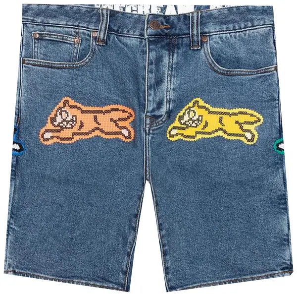 Icecream Arch Jean Shorts 'Blue'