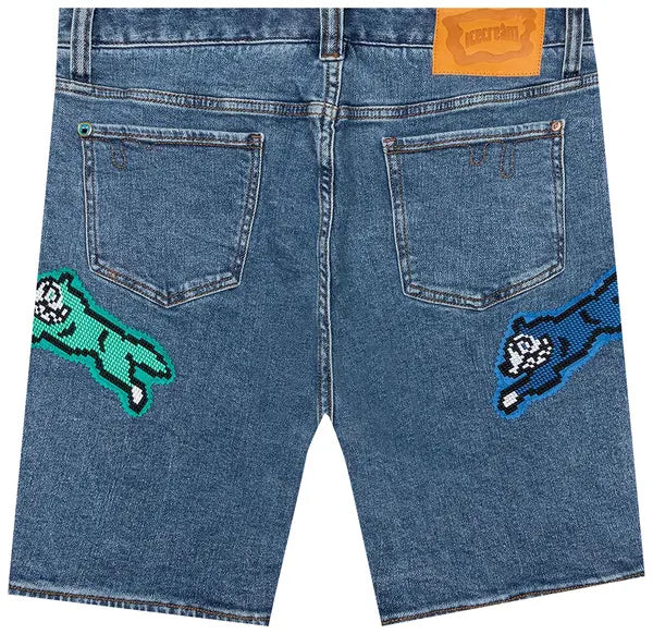 Icecream Arch Jean Shorts 'Blue'