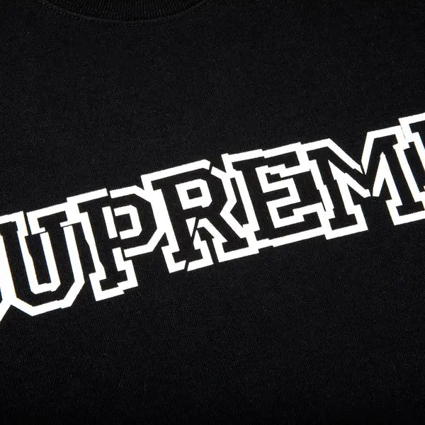Supreme Shattered Logo Crewneck 'Black'