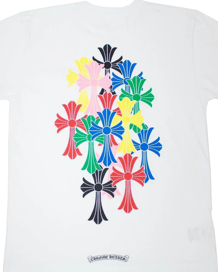 Chrome Hearts Multi Color Cross Cemetery KIDS T-shirt