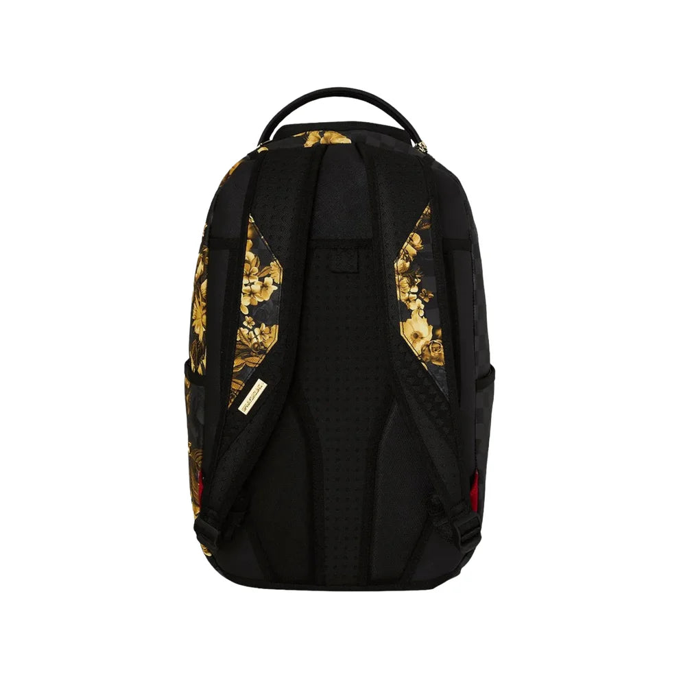 Sprayground Gold Floral Remix DLXSV