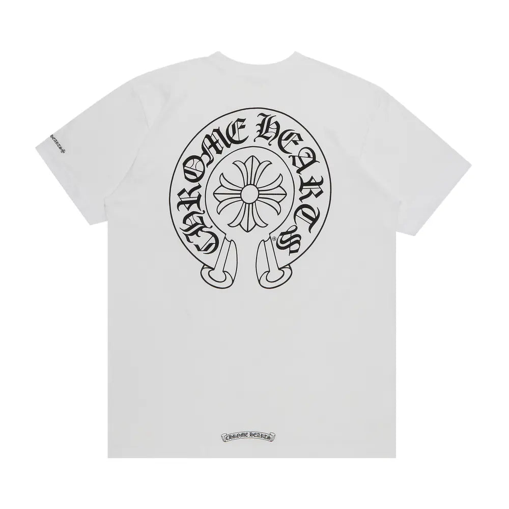 Chrome Hearts Horse Shoe Logo Pocket T-Shirt White