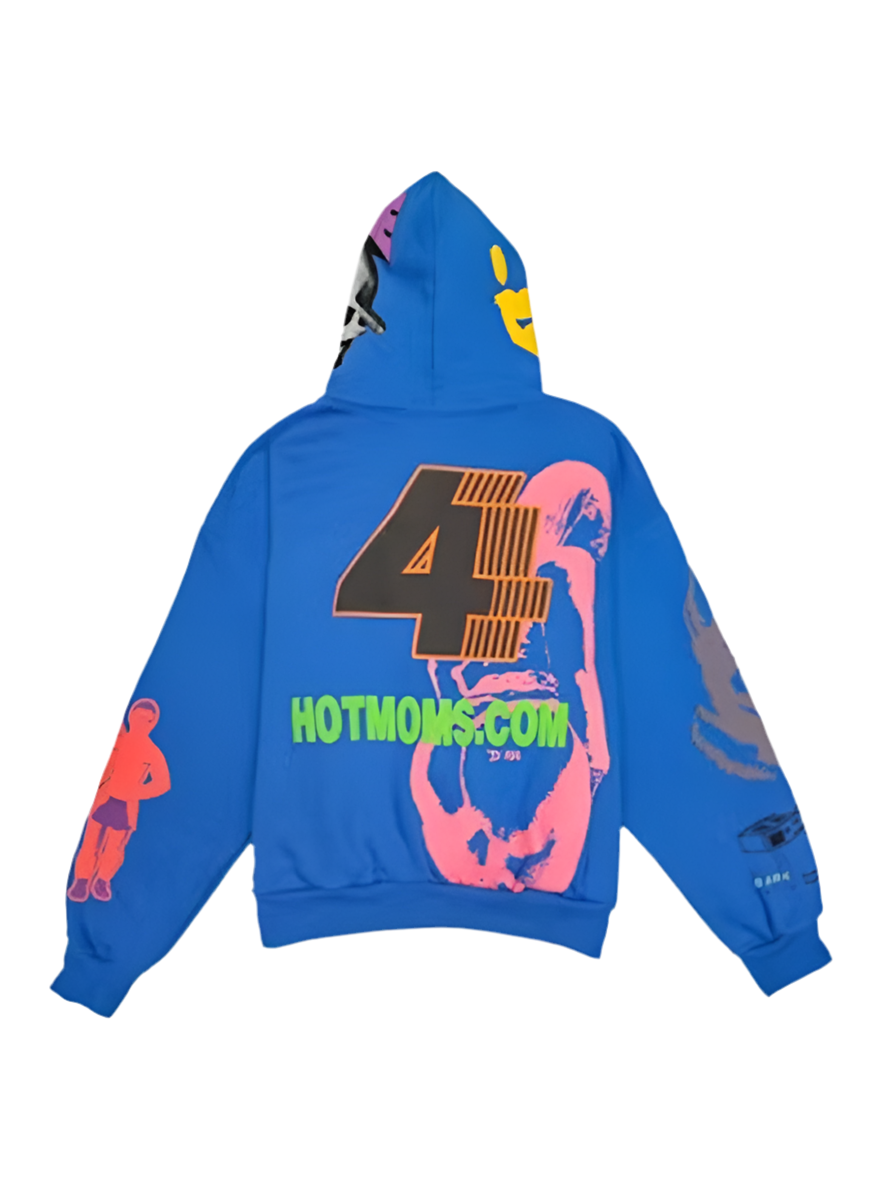 Drake FATD For All The Dogs Hoodie Blue