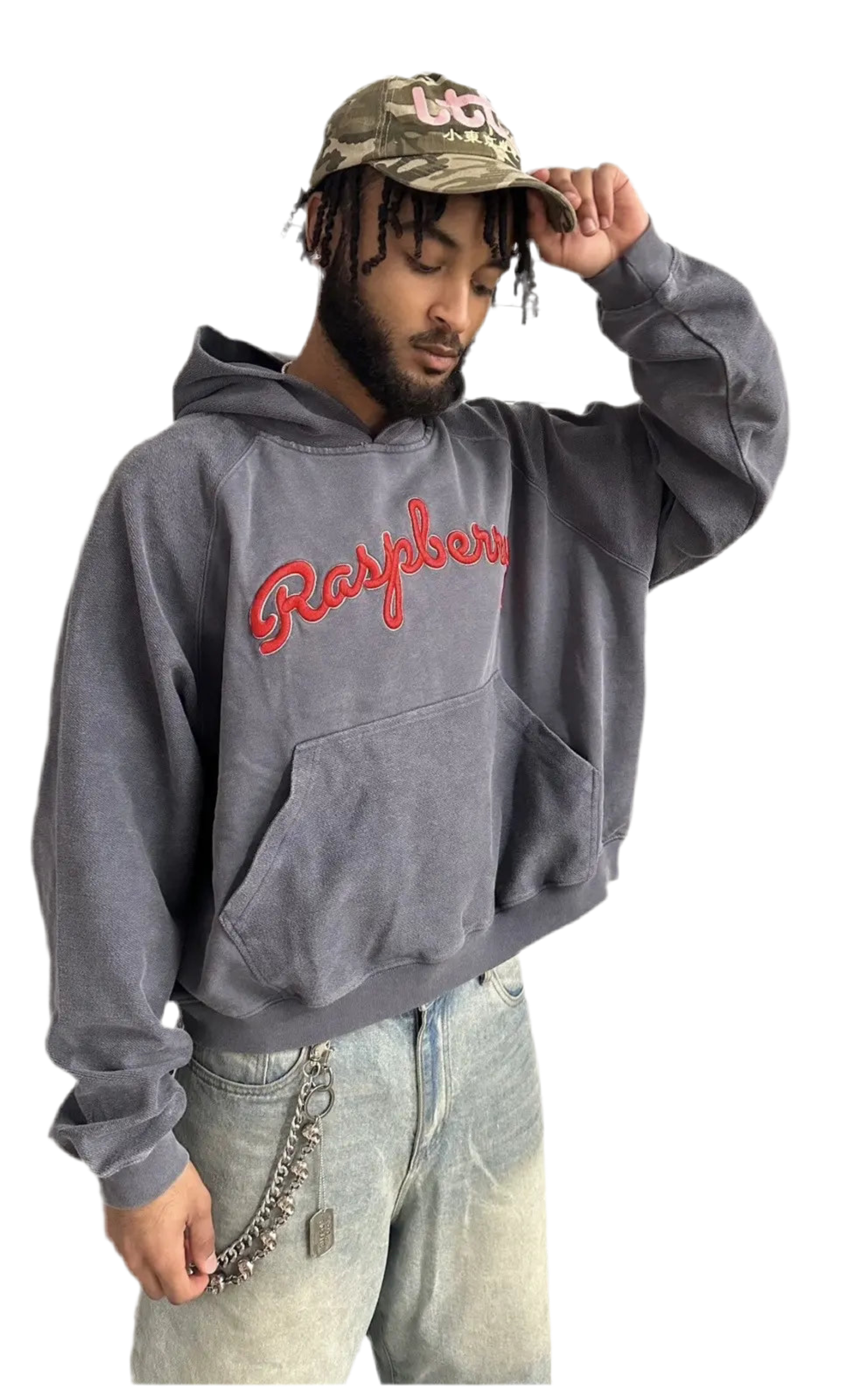 GV Gallery Rasperry hills script bunker soot Hoodie