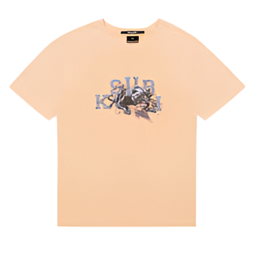 Ksubi Men's Apex Biggie Short Sleeve Tops Flare in Orange,