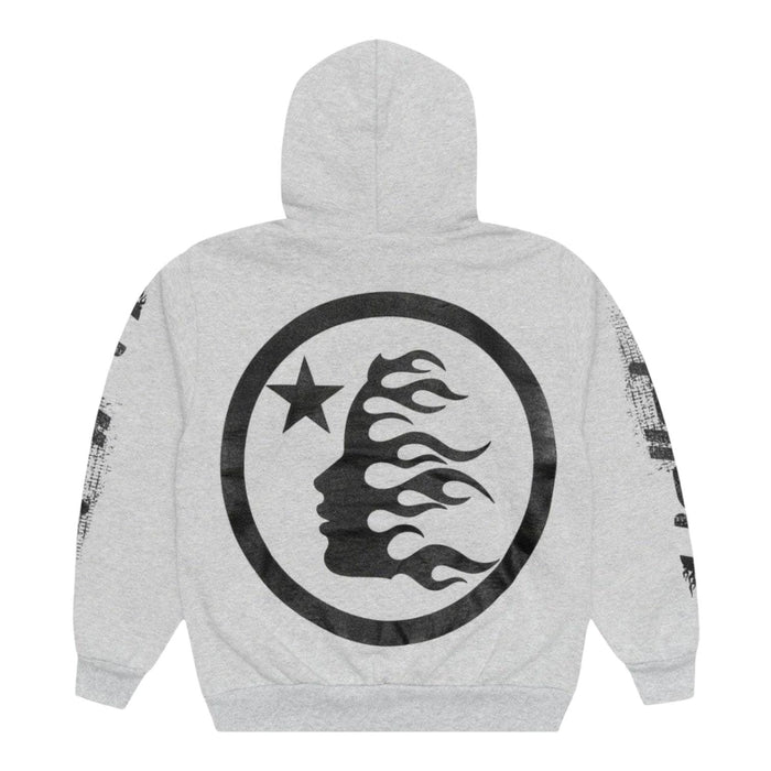 Hellstar Overseas Exclusive Speed Racer Hoodie Ash Grey