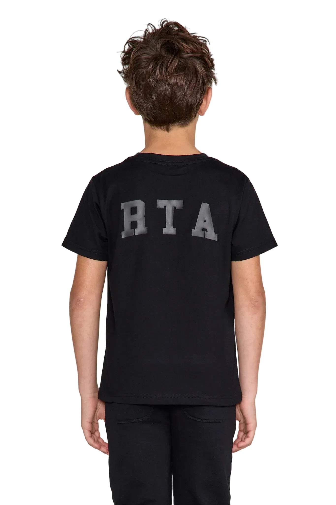 KIDS LAWSON SHORT SLEEVE TEE | BLACK COLLEGIATE