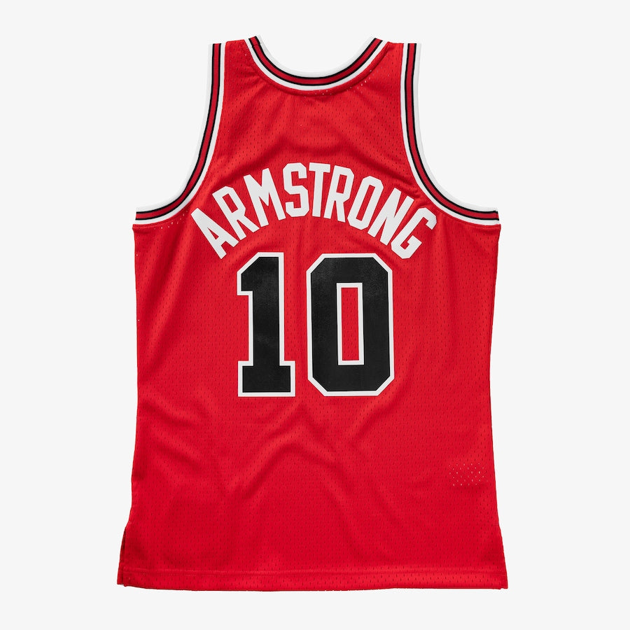 Men's B. J. Armstrong Red Chicago Bulls 1990/91 Swingman Jersey