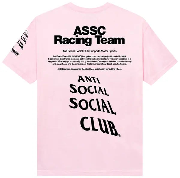 Anti Social Social Club x Gran Turismo Logo T-shirt Pink