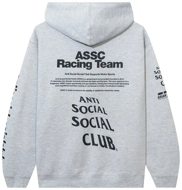 Anti Social Social Club x Gran Turismo Hoodie 'Grey'