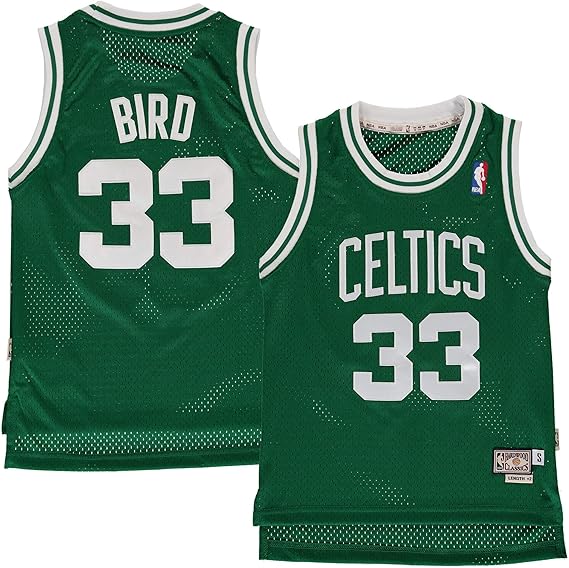 Youth Larry Bird Boston Celtics Green Hardwood Classic Jersey
