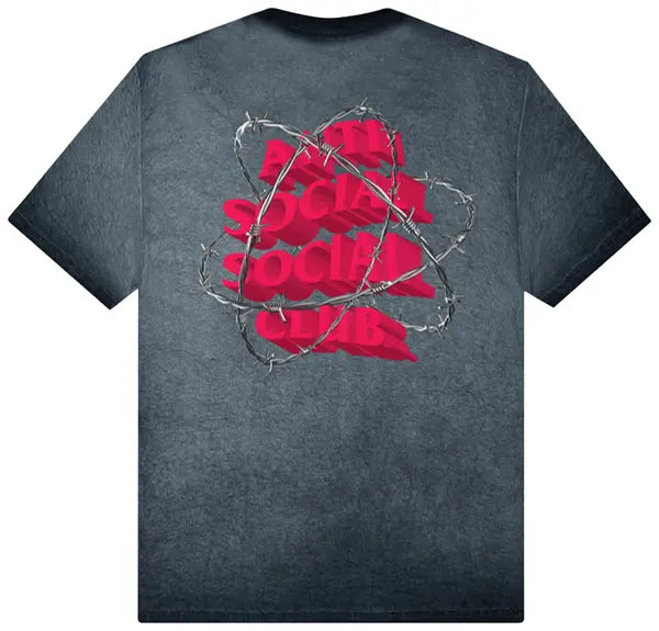 Anti Social Social Club New And Gone Tee 'Black Mineral Wash'