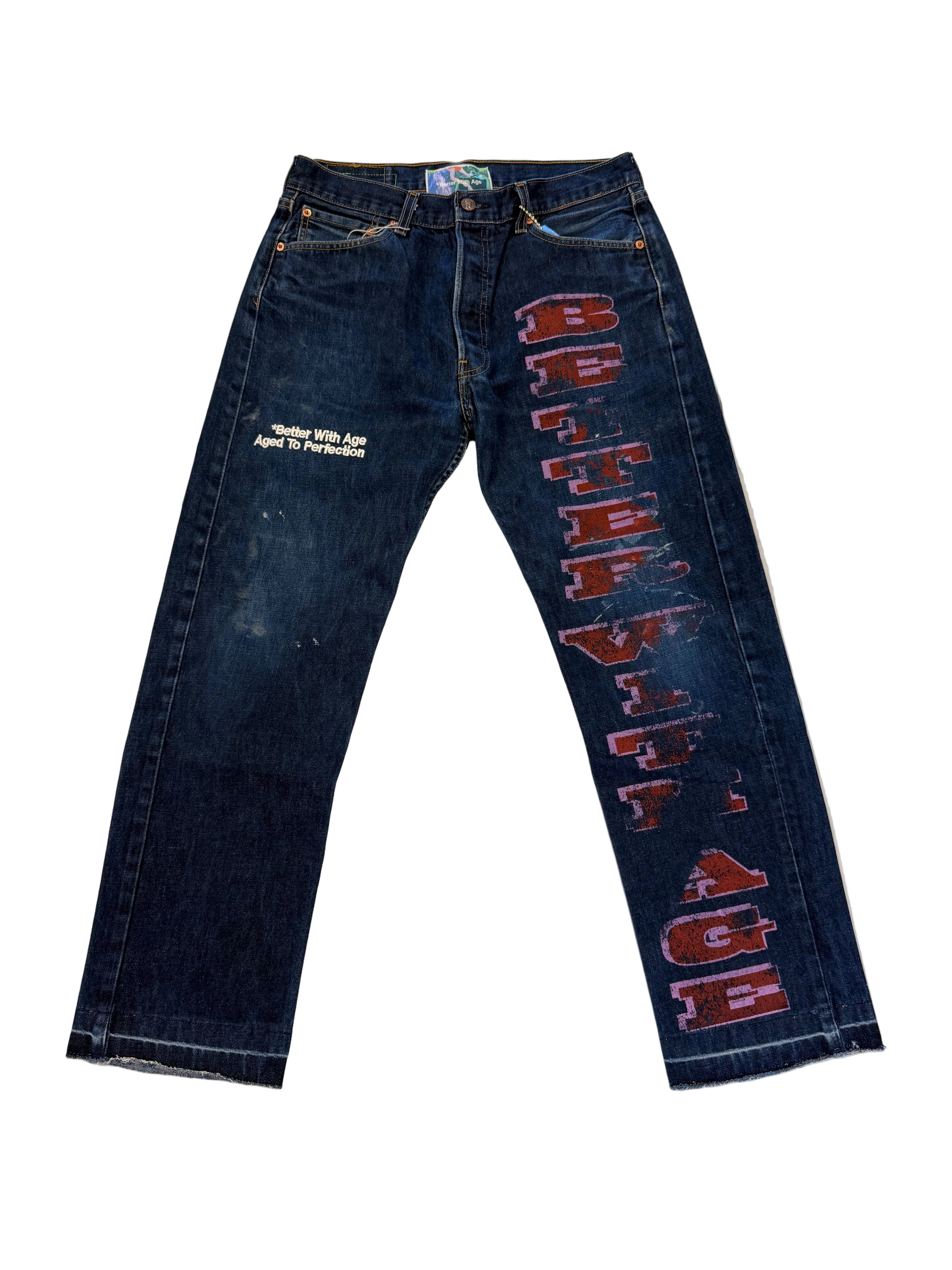 MONIKER DENIM TROUSER ( Dark Wash)