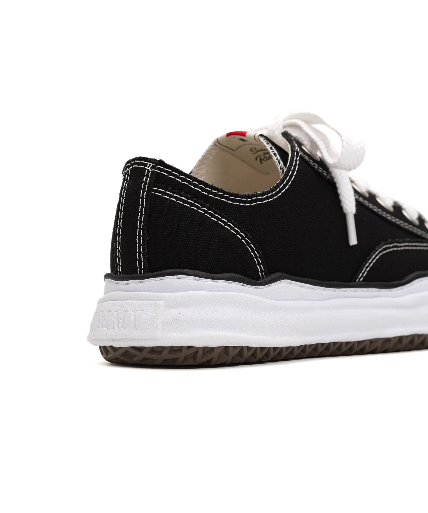 "PETERSON" OG Sole Canvas Low-top Sneaker - BLACK