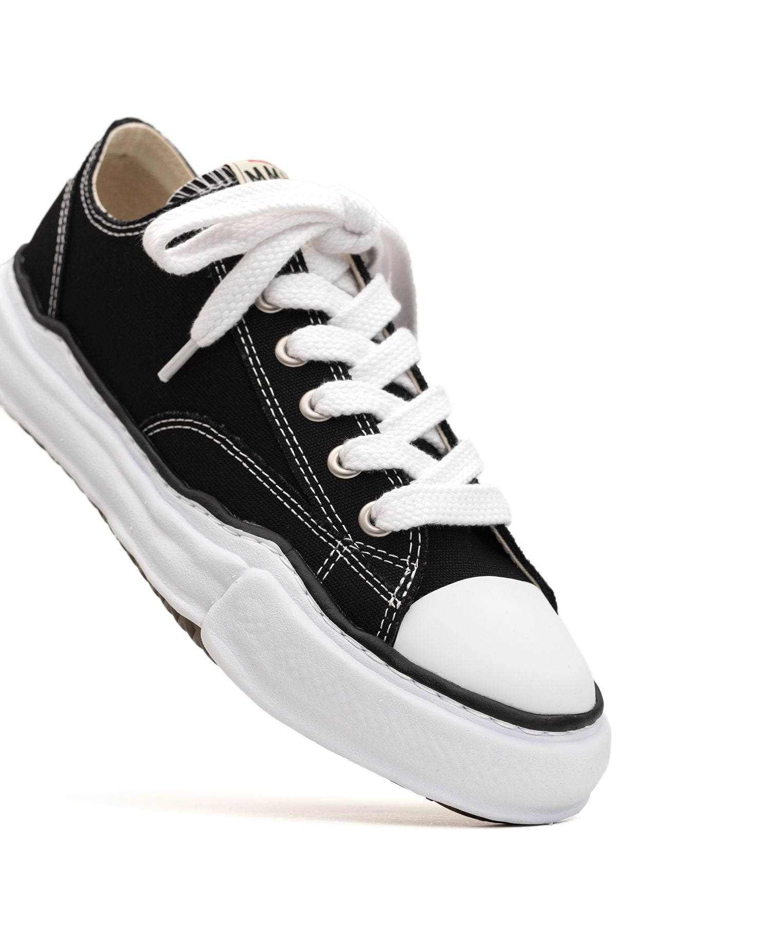 "PETERSON" OG Sole Canvas Low-top Sneaker - BLACK