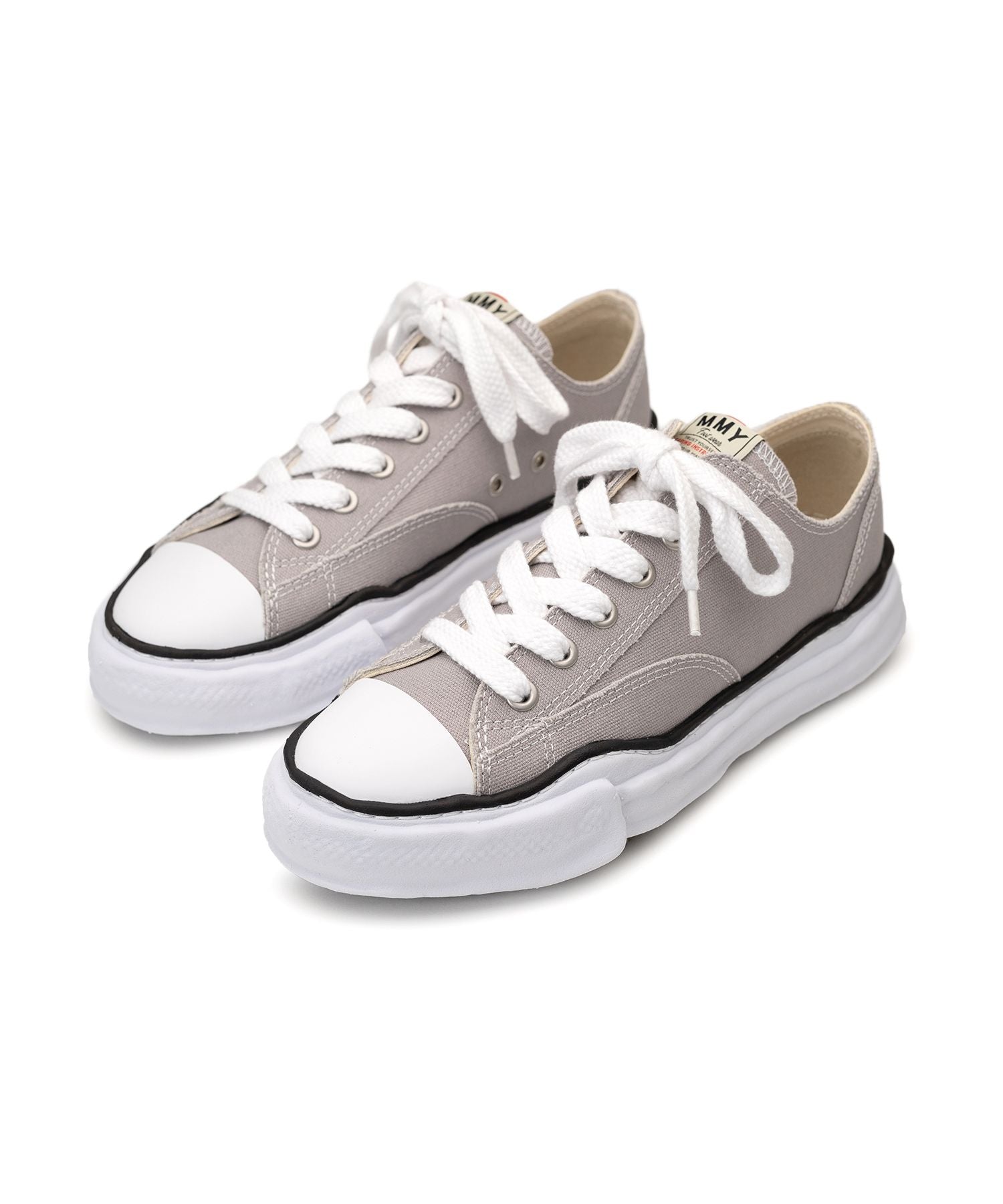 "PETERSON" OG Sole Canvas Low-top Sneaker - GRAY