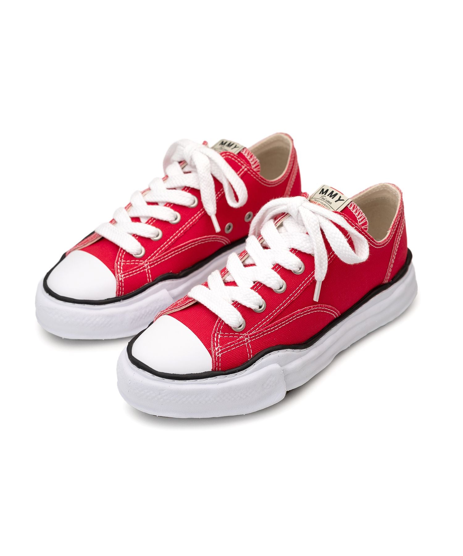 "PETERSON" OG Sole Canvas Low-top Sneaker - RED
