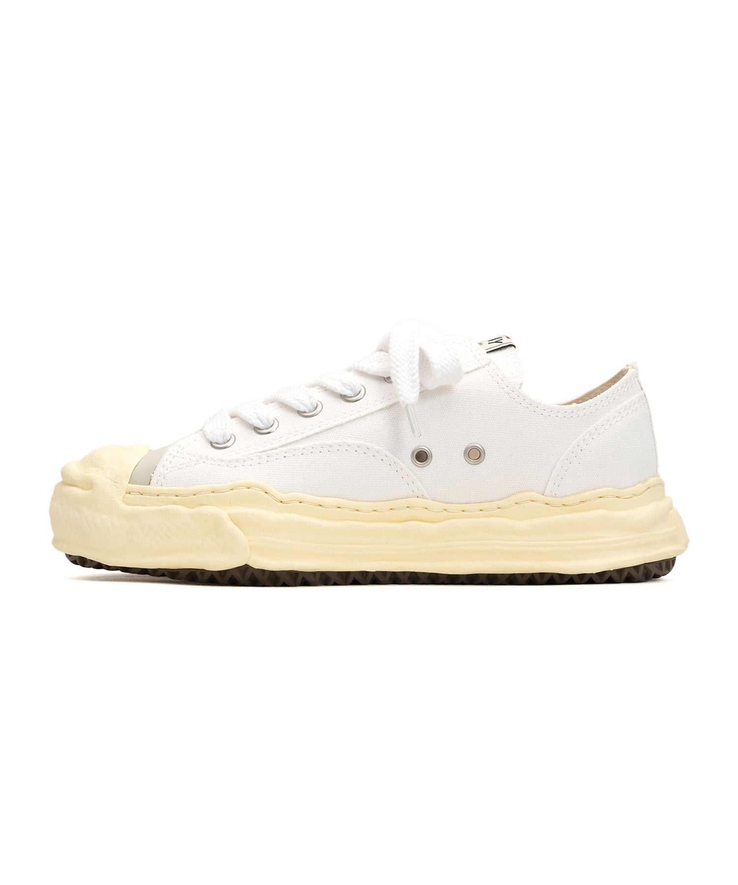 "HANK" VL OG Sole Canvas Low-top Sneaker - WHITE