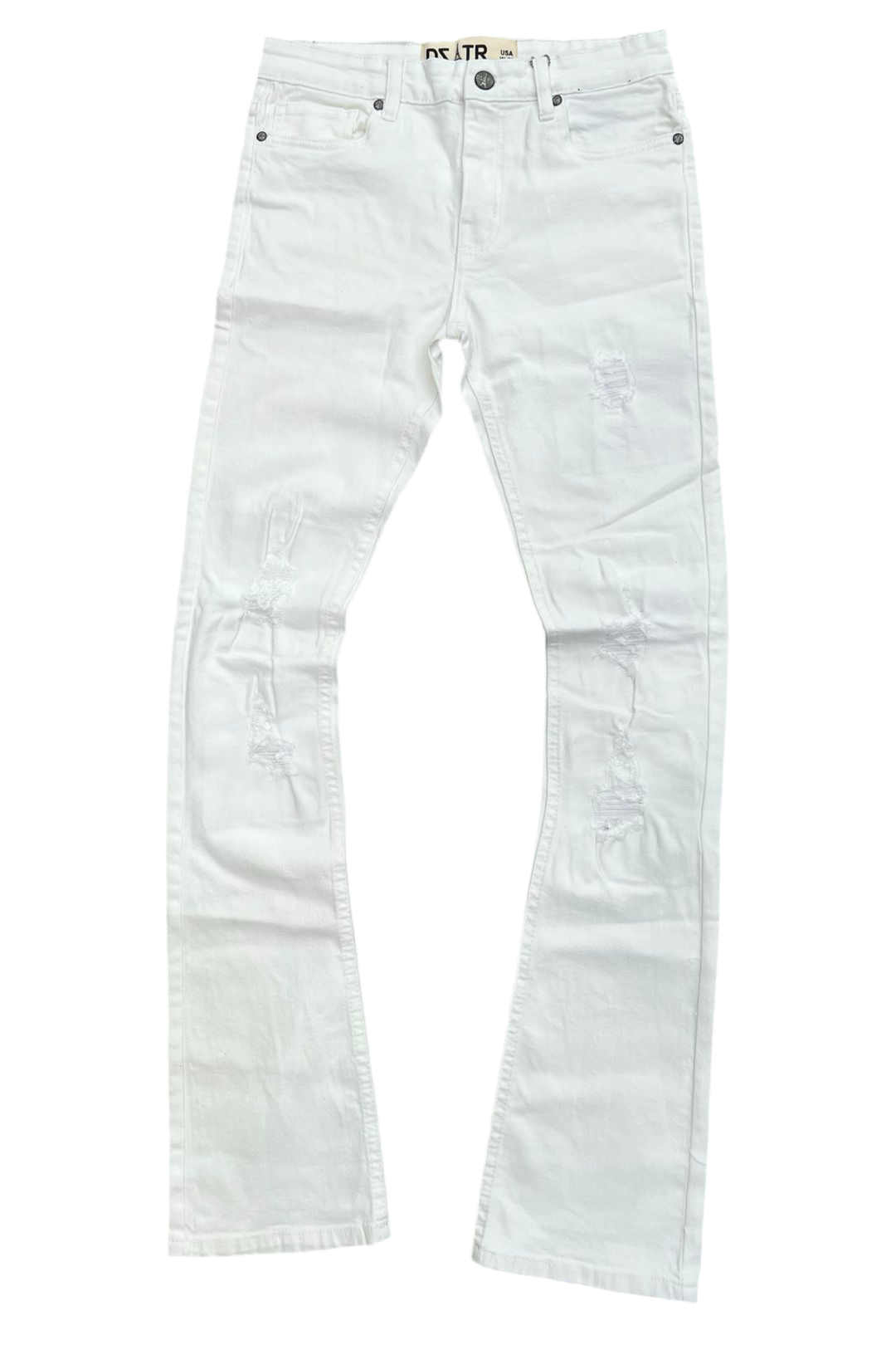 DZTR Stacked Jeans (WHITE)