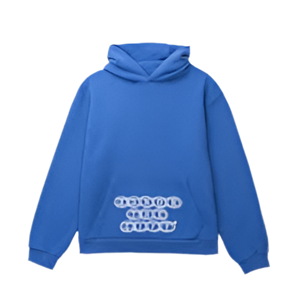 Honor The Gift Chainlink Logo Blue Hoodie