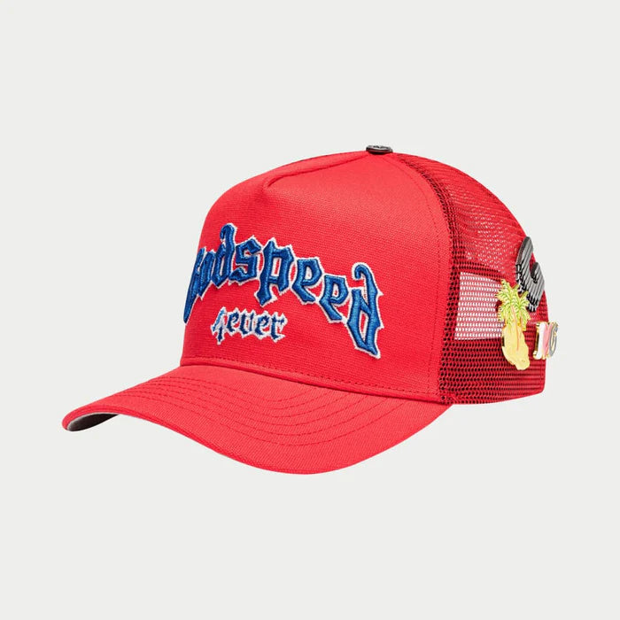 Godspeed Forever Trucker Hat Red/White/Blue