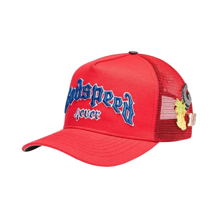 Godspeed Forever Trucker Hat Red/White/Blue