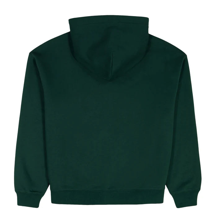 SCRIPT HOODIE HUNTER GREEN