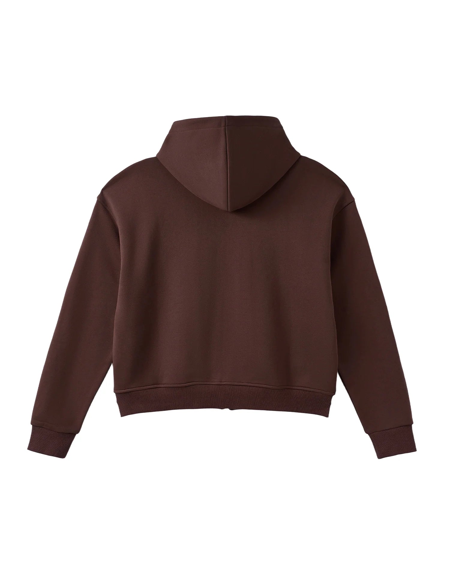 CRYSTAL CACTUS ZIP HOODIE - BROWN