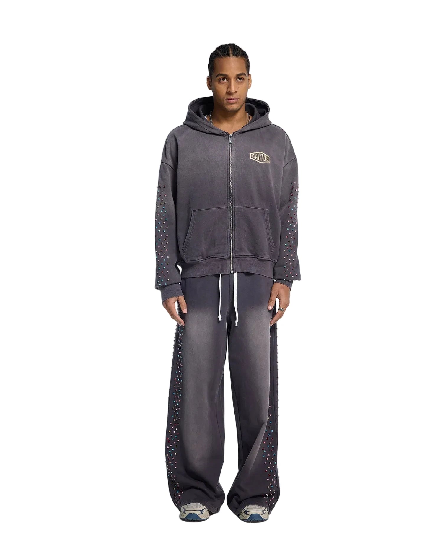 CRYSTAL CACTUS VINTAGE BLACK SET