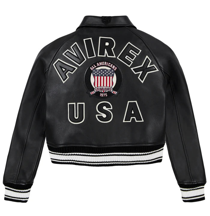 CROPPED ICON JACKET womens jet black